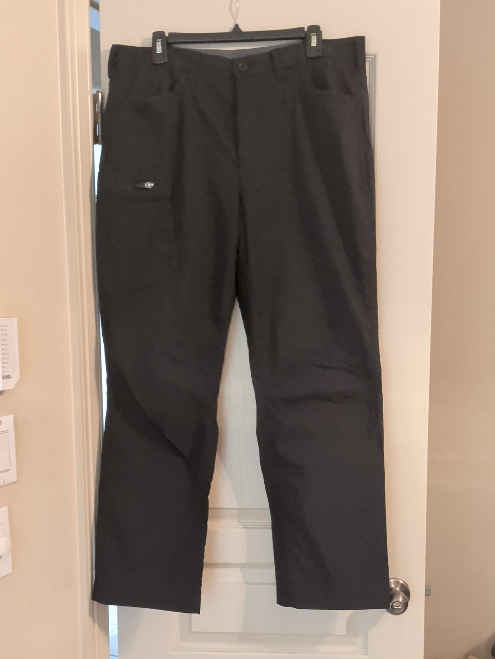 Eddie Bauer Black Cargo Work Pants